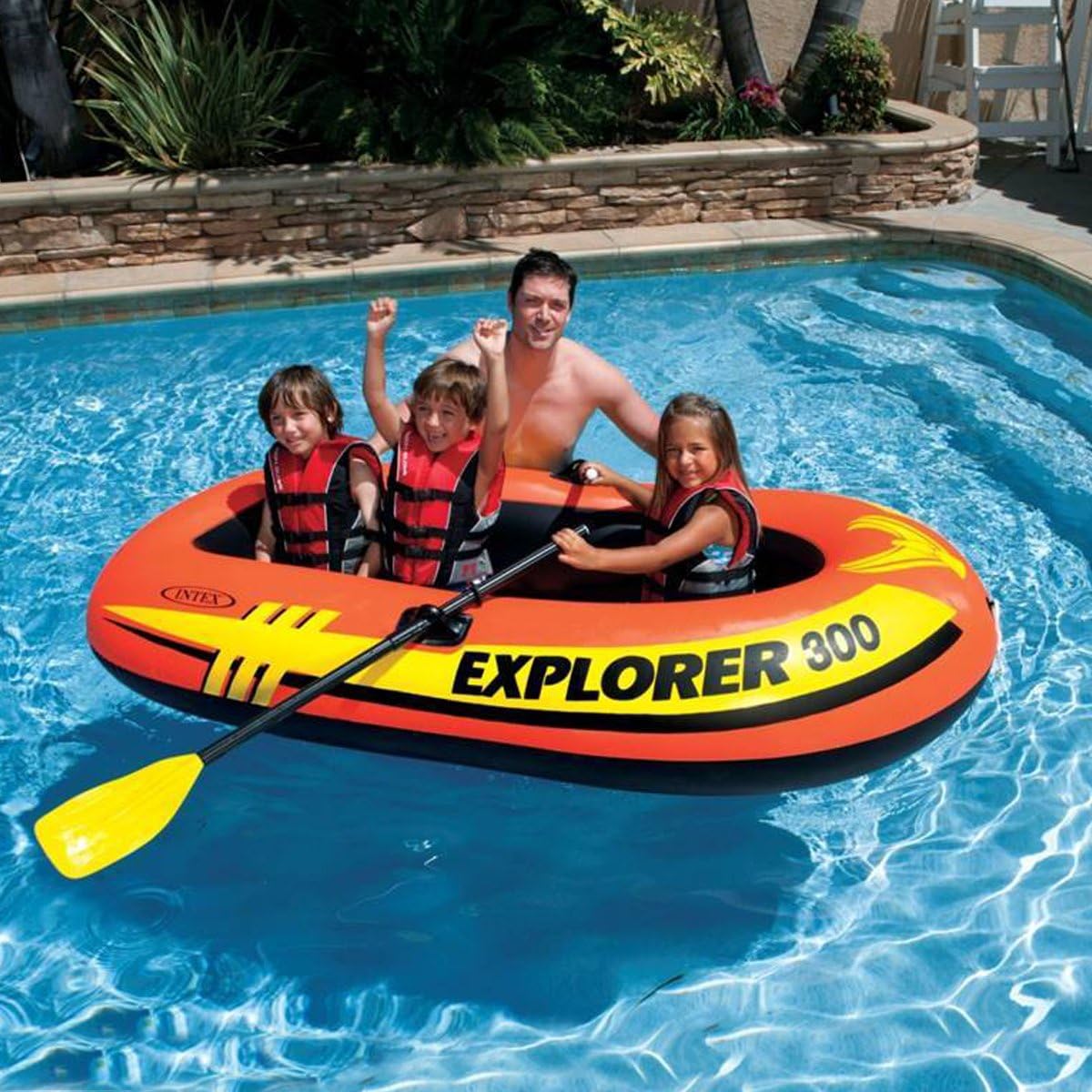 Intex inflatable boat 3